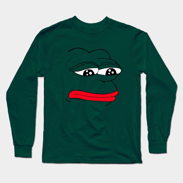 PePe Face Long Sleeve T-Shirt by BYVIKTOR